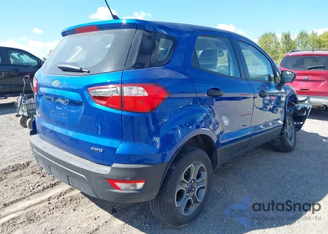 2022 Ford Ecosport S из США, поврежденный, VIN MAJ6S3FL9NC470398